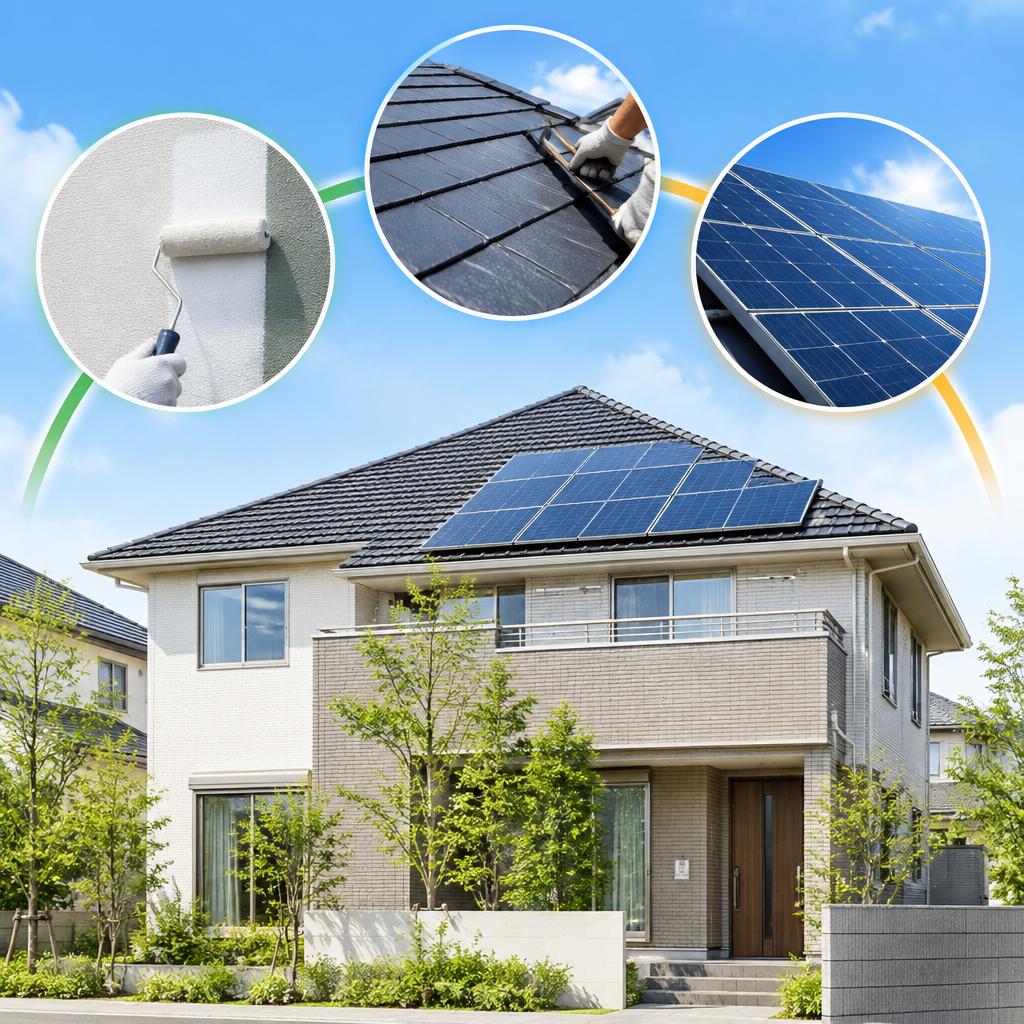 外壁・屋根・太陽光まで。住まいのリフォームをまとめて相談