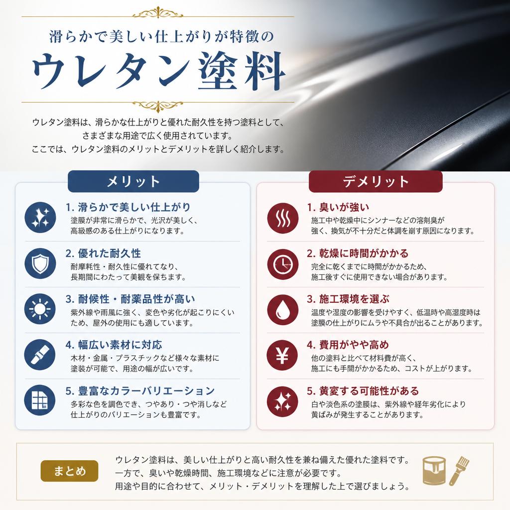 ウレタン塗料の特徴