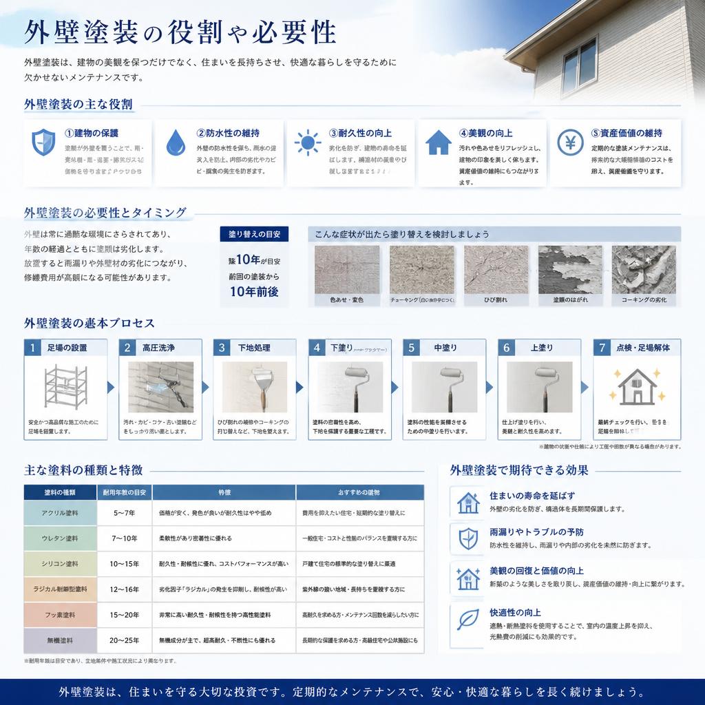 外壁塗装とは？