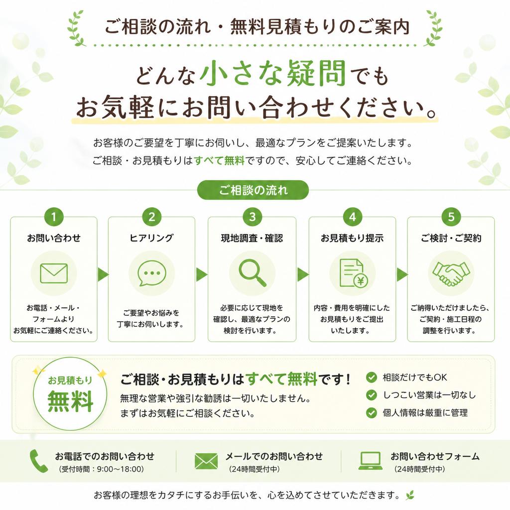 お気軽にご相談ください！