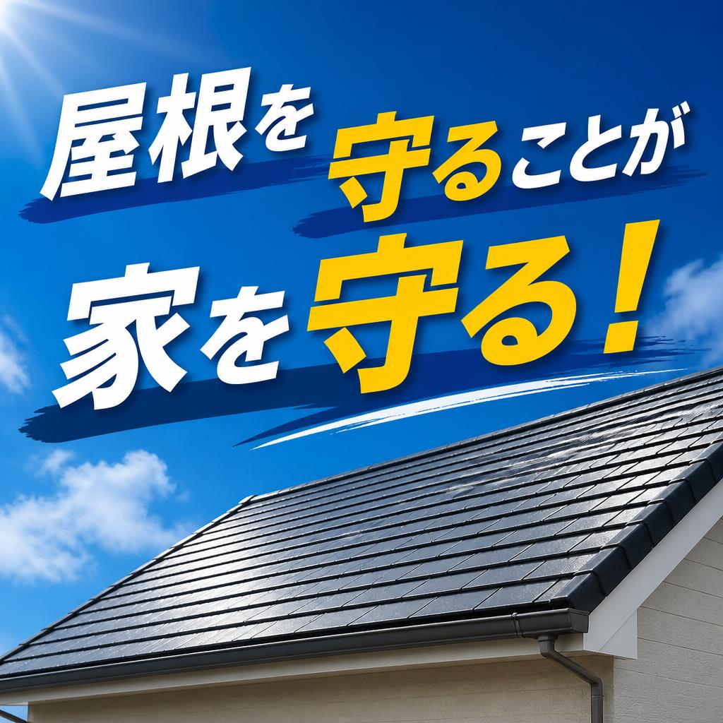 屋根を守ることが家を守る！