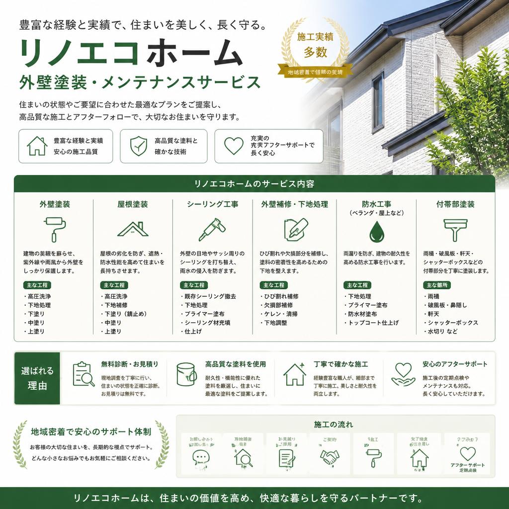 2. リノエコホームのサービス
