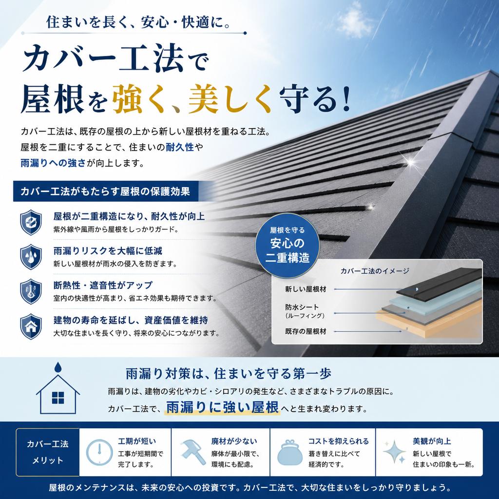 自宅の屋根を守る