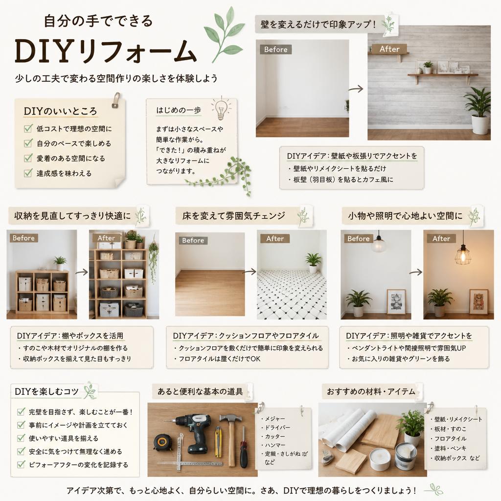 DIYリフォームで家を楽しむ