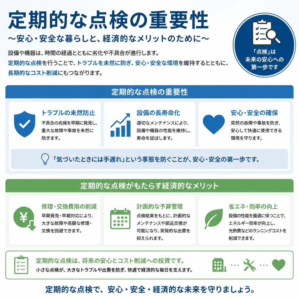 定期点検のメリット