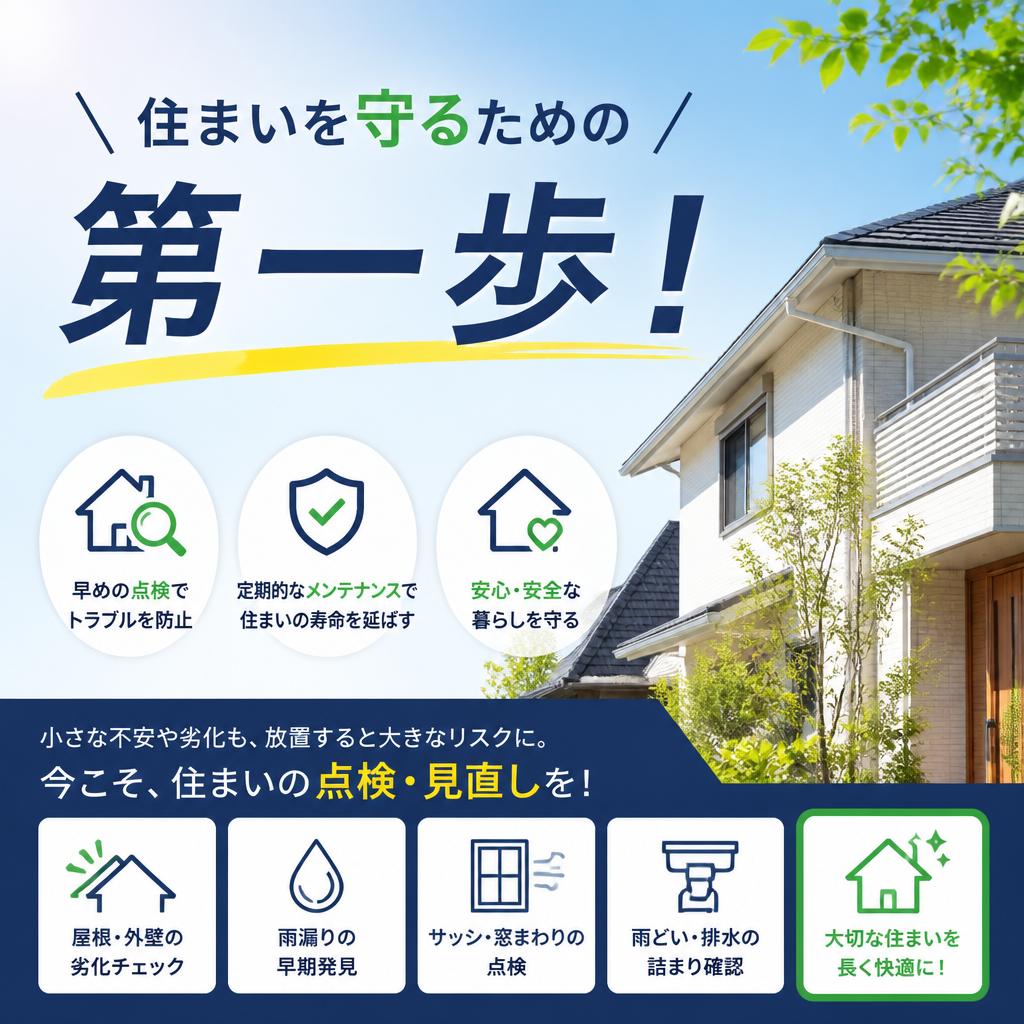 住まいを守るための第一歩！