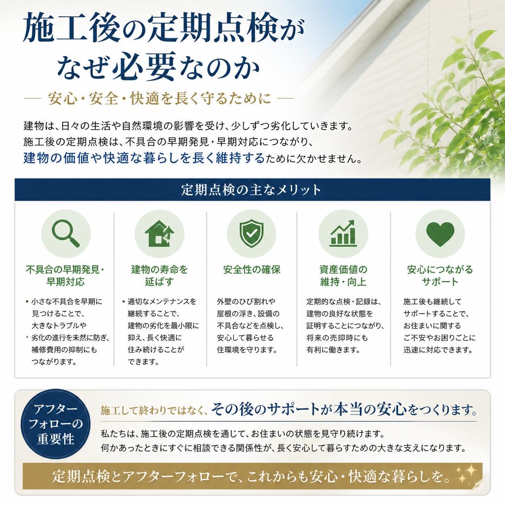 定期点検の重要性