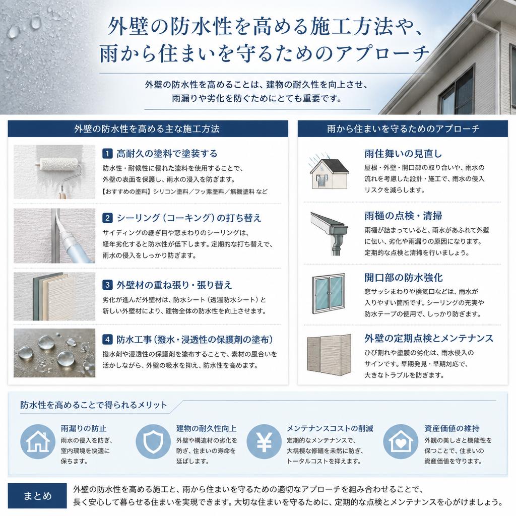 2. 防水性能を考慮した施工