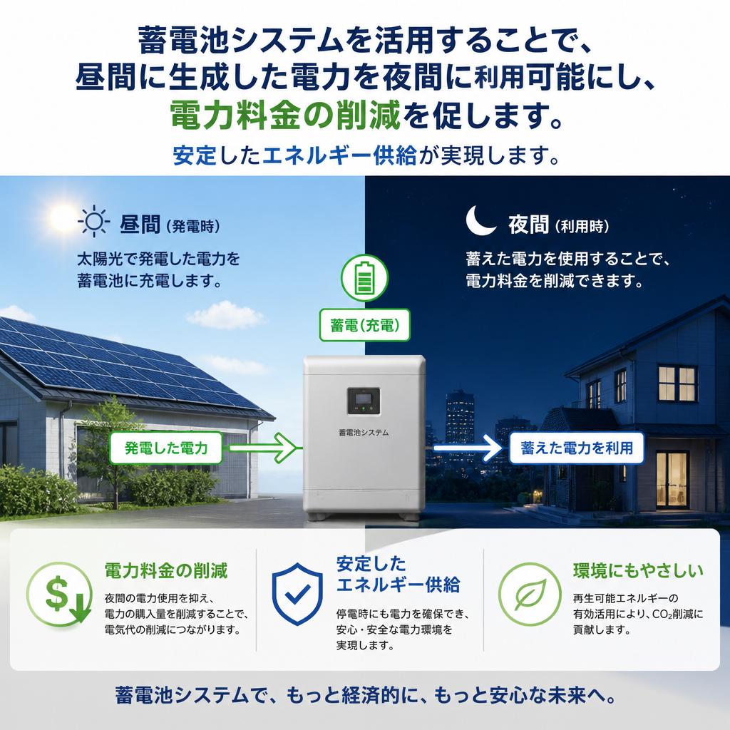 アパートでも安心！蓄電池システムの活用
