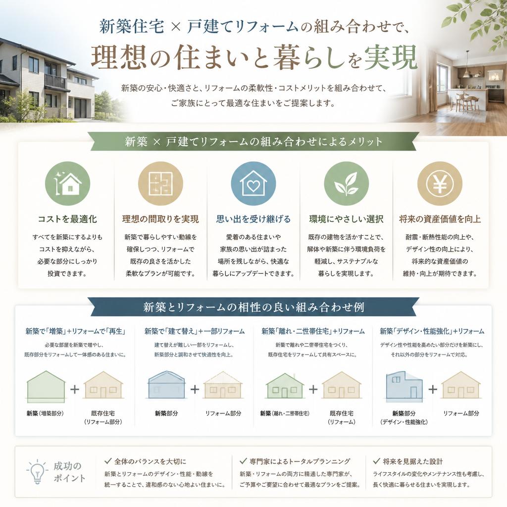 戸建てリフォームとの相性