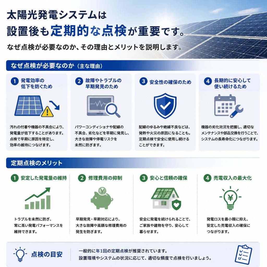 施工後の定期点検の重要性