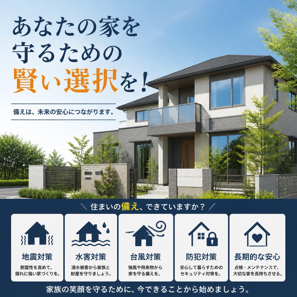あなたの家を守るための賢い選択を！
