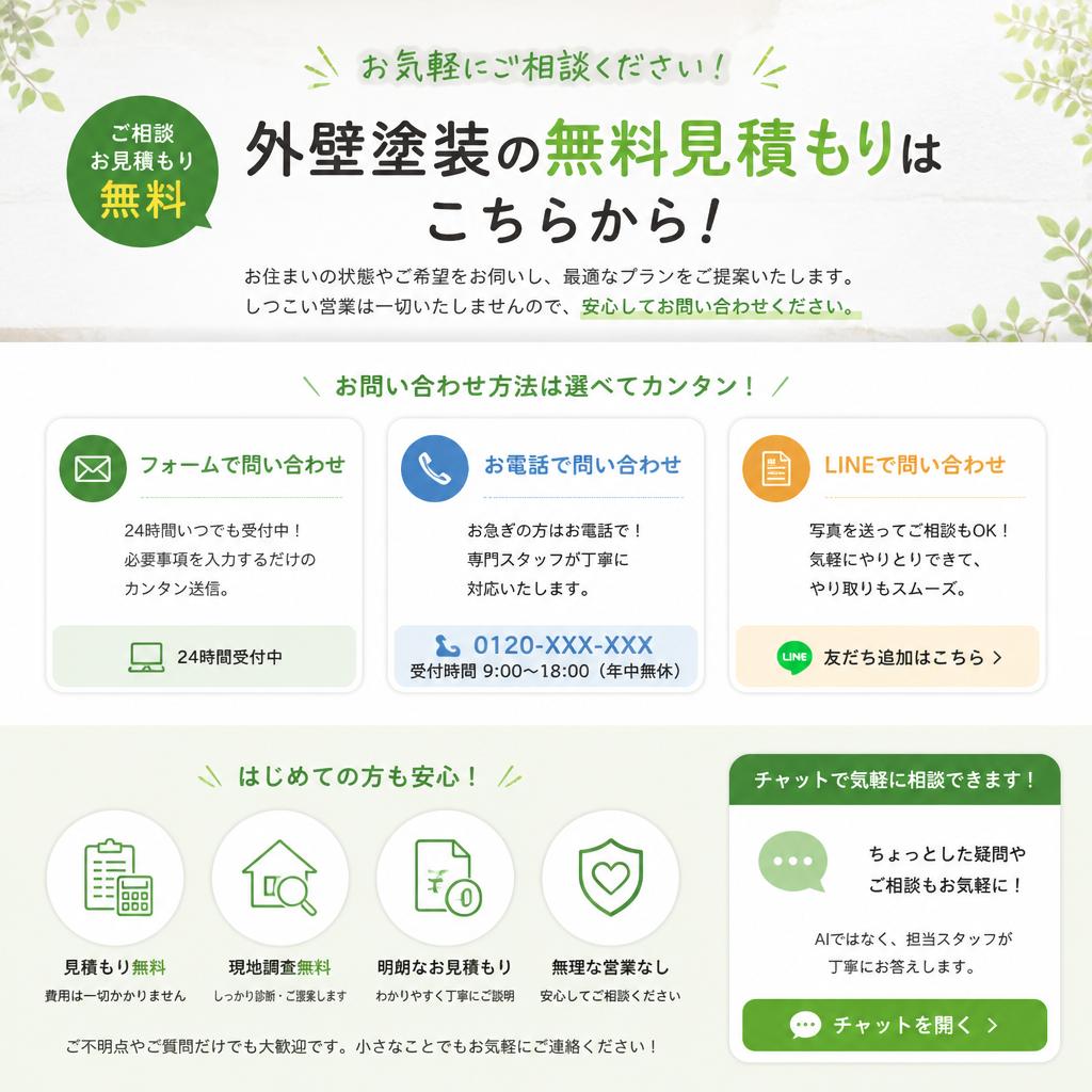 今すぐお問い合わせ！