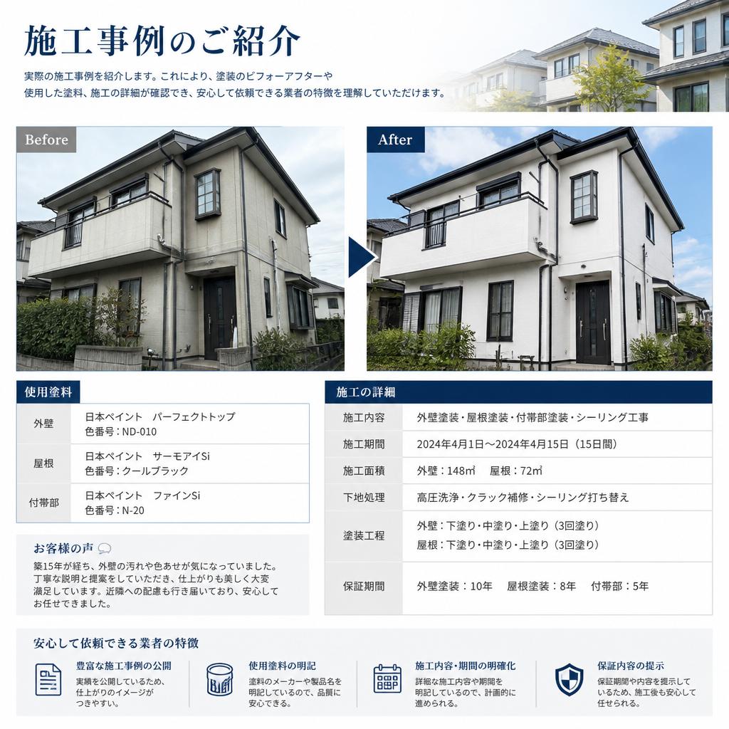 実績豊富な施工事例
