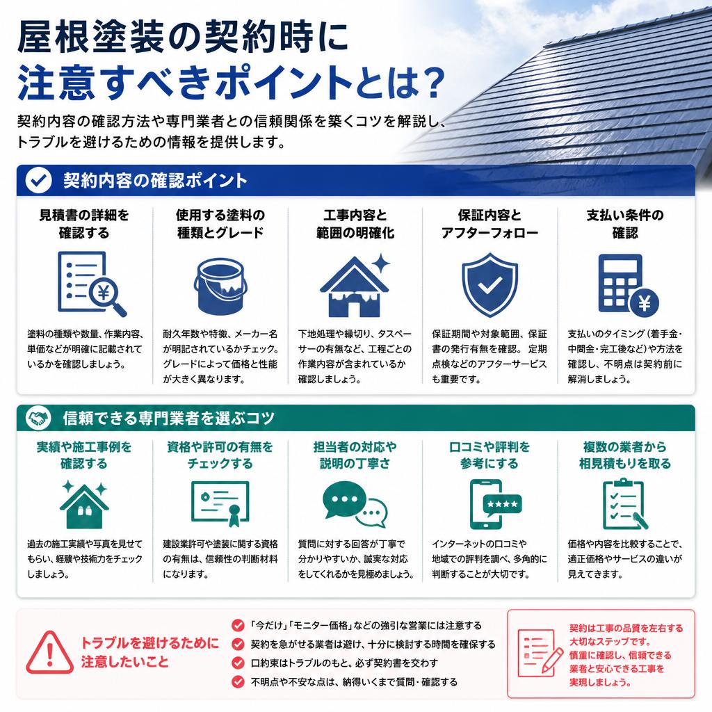 契約内容のポイント
