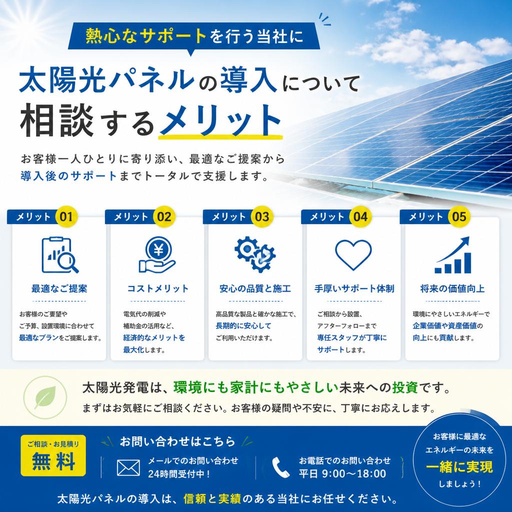 7. 導入相談・見積もりは無料！