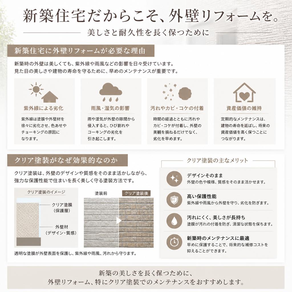 2. 新築住宅の外壁を守る理由