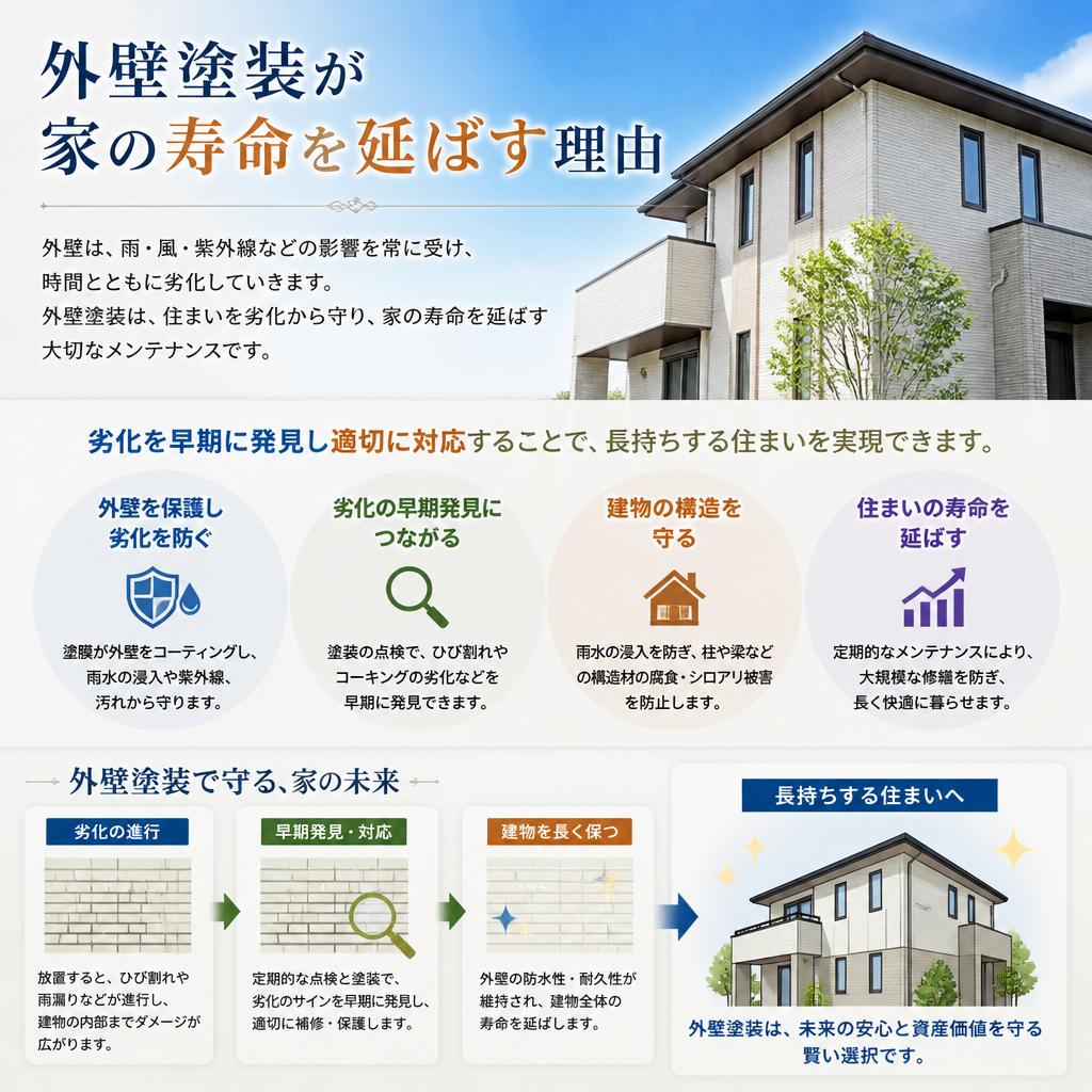 外壁塗装の重要性