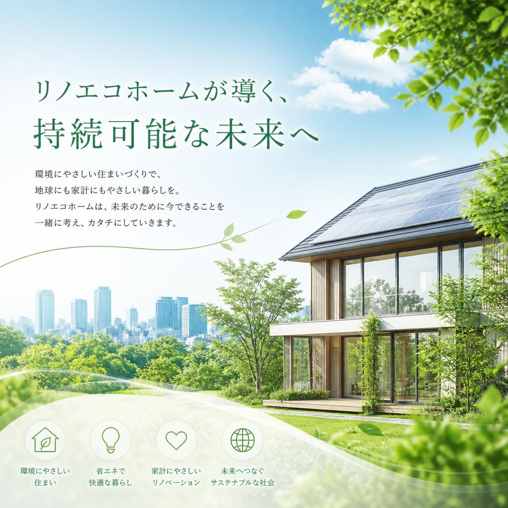 リノエコホームが導く、持続可能な未来へ