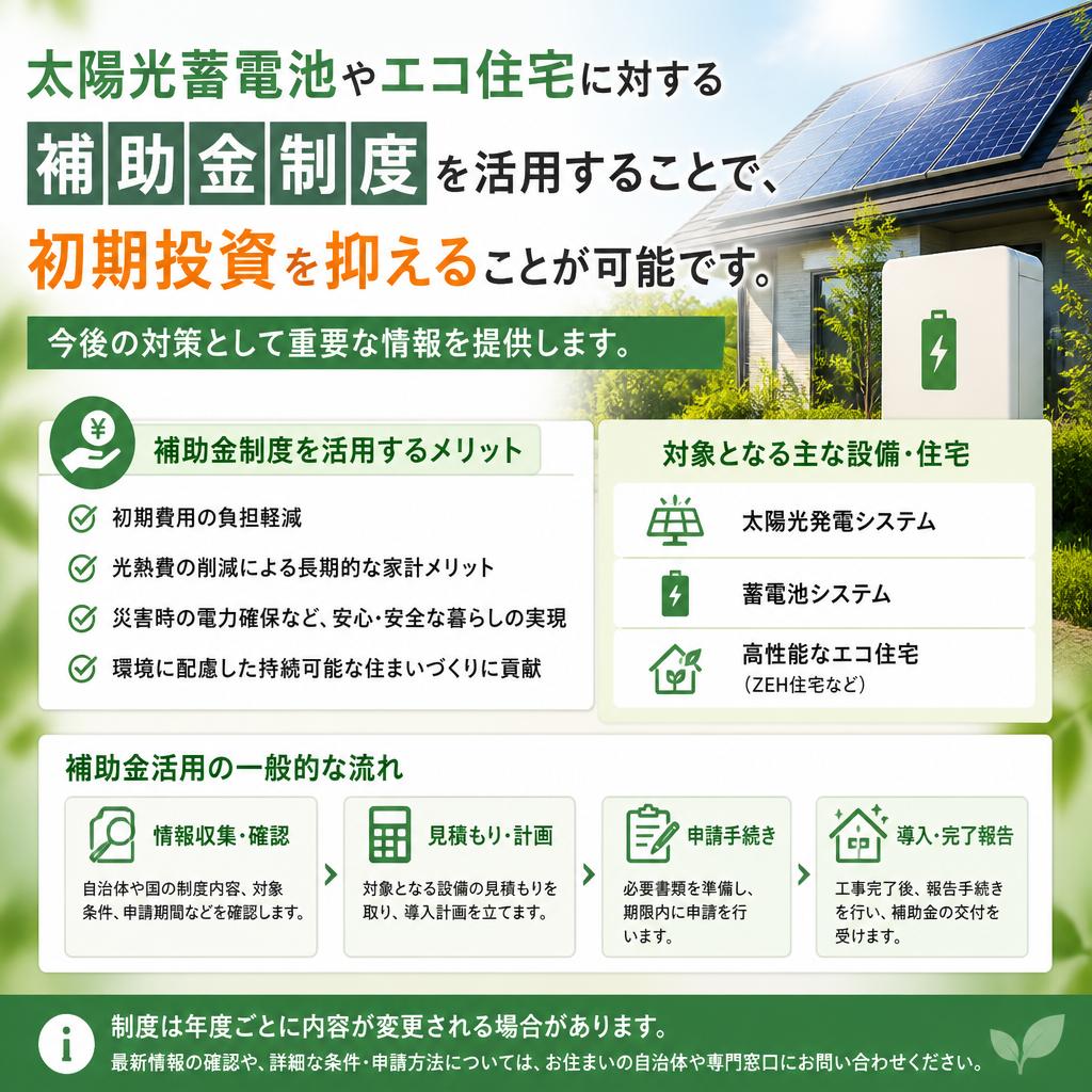 補助金活用のチャンス｜お得な制度をご紹介