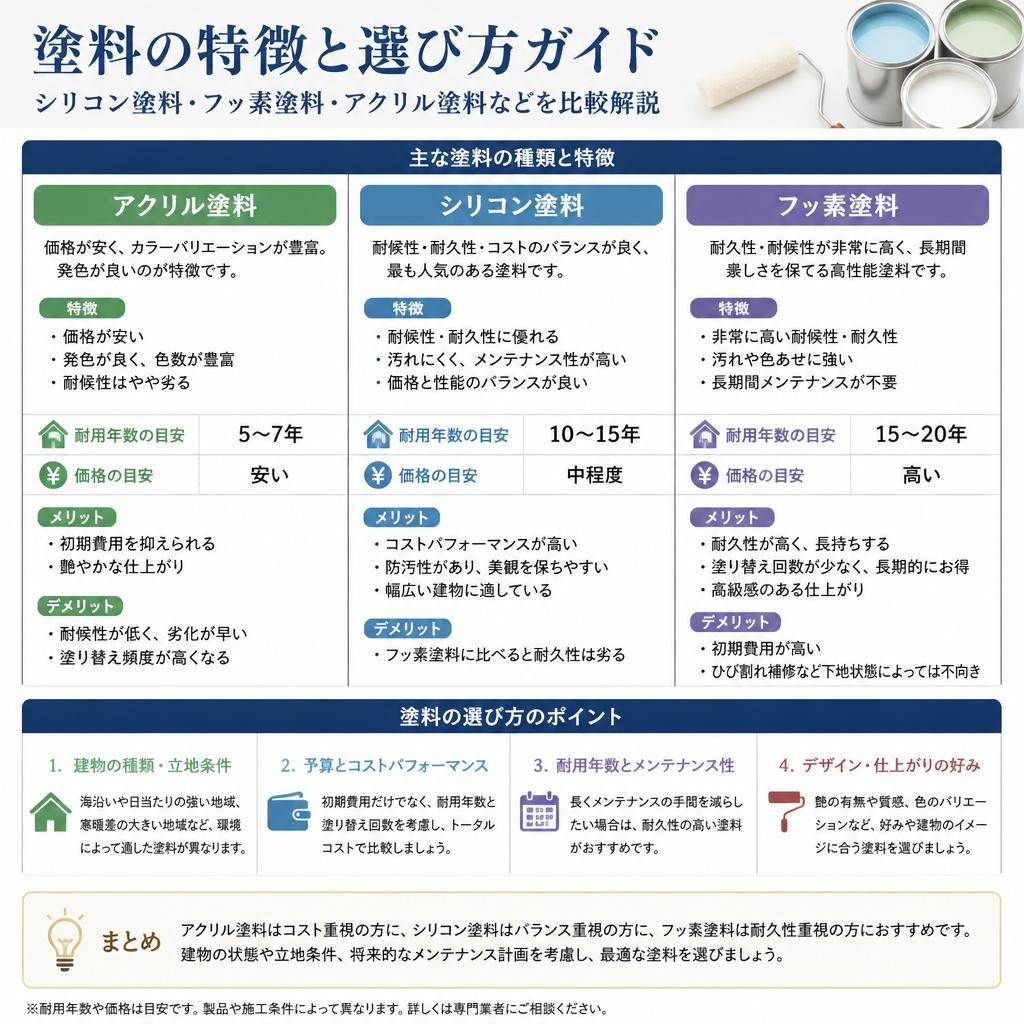 2. 塗料の種類と特性を知る