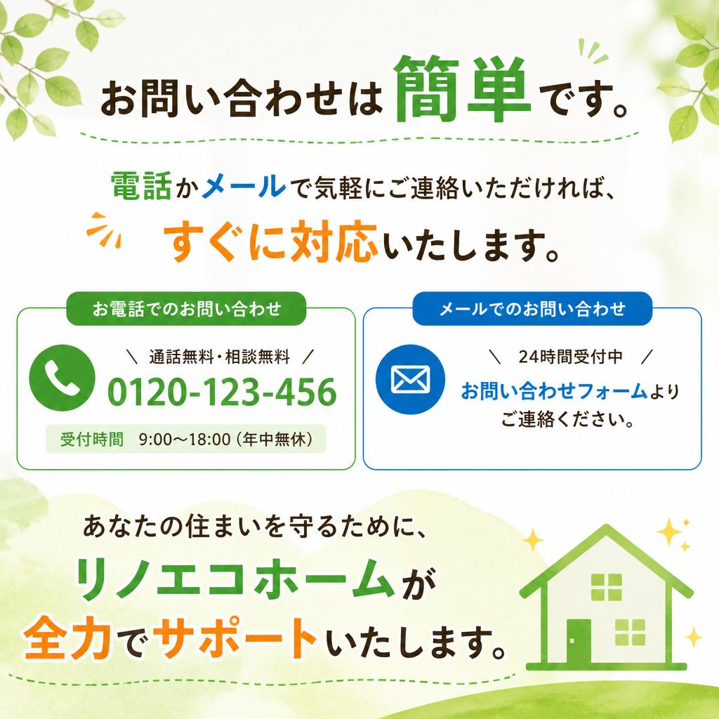 今すぐお問い合わせを！