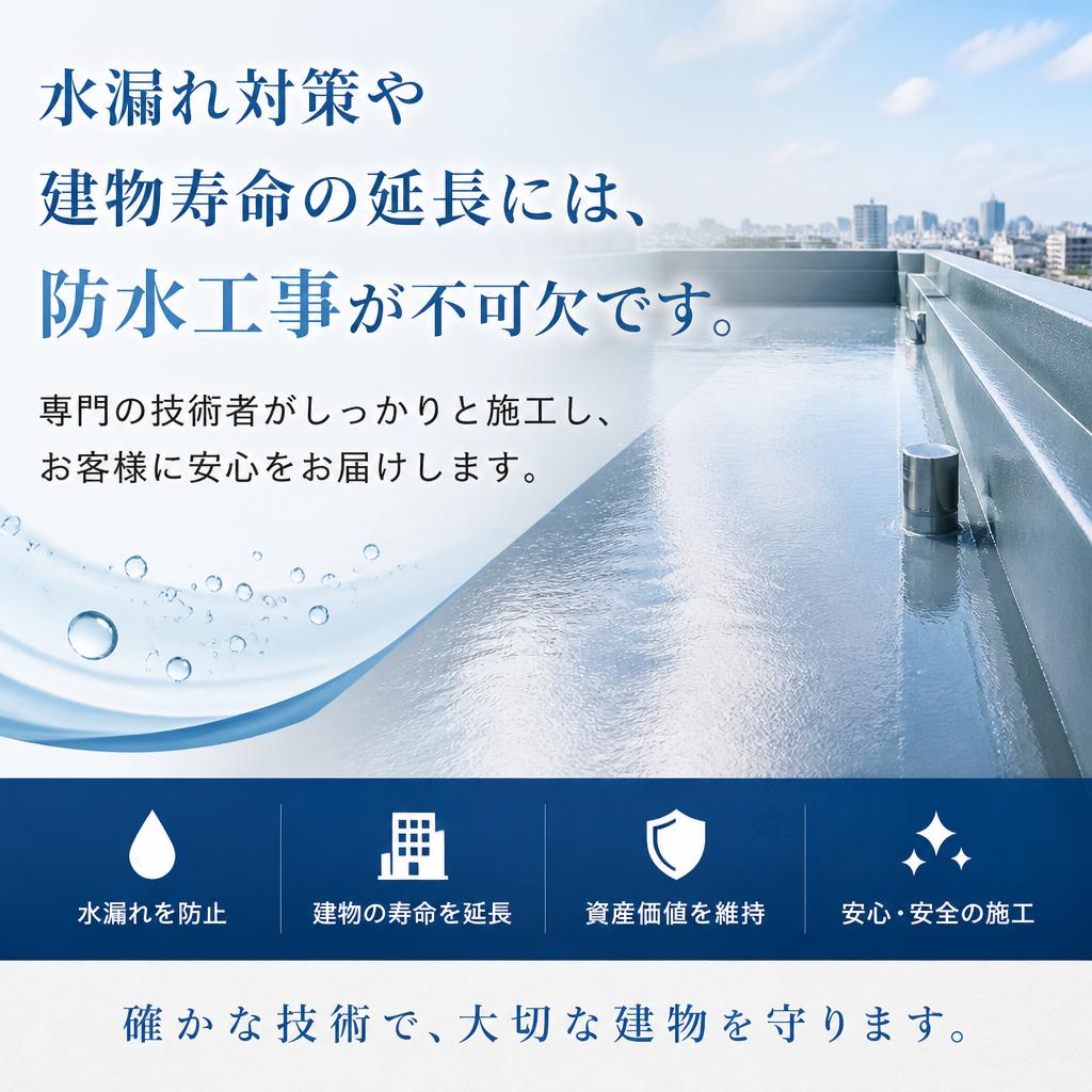 4. 防水工事の重要性